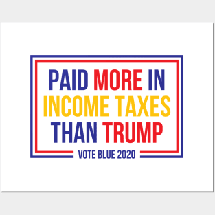 Paid More In Income Taxes Than Trump Posters and Art